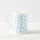 Search for blue dog paw mugs Pattern of paws