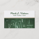 Search for maths business cards Arithmetic
