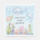 Search for under the sea baby shower napkins Marine