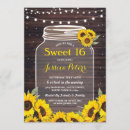 Search for sunflower sweet 16 invitations Sixteen