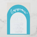 Search for silver engagement party invitations Stylish