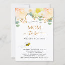 Search for golden bee invitations Mummy to bee