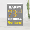 Search for 73 year birthday cards 73 years old