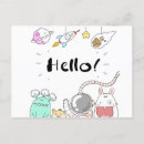 Search for astronauts postcards Cosmonaut