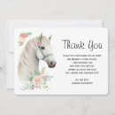 Search for horse thank you cards White