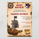 Search for pirate baby shower invitations Skull