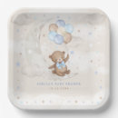 Search for brown teddy bears plates For her