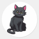 Search for black cat silhouette stickers Fun