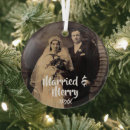 Search for bride christmas tree decorations Married