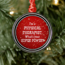 Search for physical therapist christmas tree decorations Super power