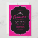 Search for black quinceanera invitations Birthday
