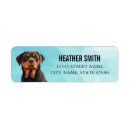 Search for rottweiler return address labels Dog