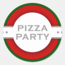 Search for pizza birthday party stickers Food