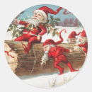 Search for christmas log stickers Vintage