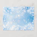 Search for winter snowflake postcards Blue