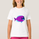 Search for tropical fish tshirts Blue