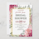 Search for eucalyptus geometric bridal shower invitations Burgundy
