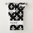 Search for fleur de lis bath towels French symbol