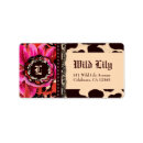 Search for pink leopard return address labels Peach