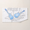 Search for music bath towels Sing