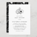 Search for vintage floral baby shower invitations Botanical