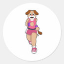 Search for running dog stickers Funny