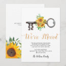 Search for weve moved invitations Rustic