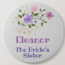 Search for sister of the bride badges Flowers
