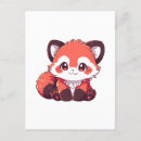 Search for panda lovers postcards Red