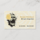 Search for skull business cards Abstract