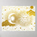 Search for celestial moon posters Vintage