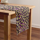 Search for purple and gold table runners Black