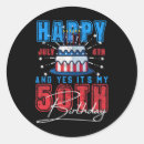 Search for happy 4th birthday stickers Flag