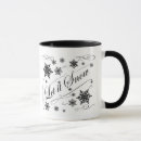 Search for chalkboard mugs Snowflakes