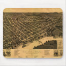 Search for topographic map mousepads Vintage