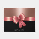 Search for bow doormats Pink