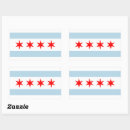 Search for chicago city flag stickers Blue