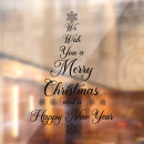 Search for winter window decals Merry christmas