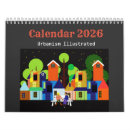 Search for illustrated calendars 2026
