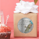 Search for peacock save the date stickers Bride