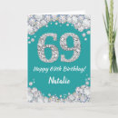 Search for 69 birthday cards Sixty ninth birthday