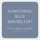Search for something blue stickers Bridal shower