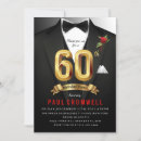 Search for suit and tie birthday invitations Elegant