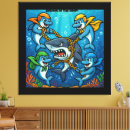 Search for marine canvas prints Shark