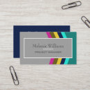 Search for project manager business cards Modern