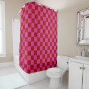 Search for pink gingham shower curtains Chessboard