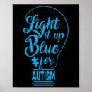 Search for light up posters Autistic
