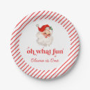 Search for oh what fun plates Red