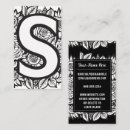 Search for s business cards Monogrammed
