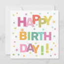 Search for colourful stars cards Party